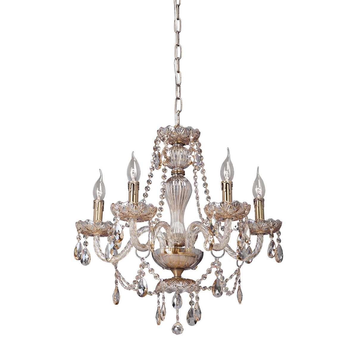 Подвесная хрустальная люстра V5087 Vitaluce Premium V5087/5