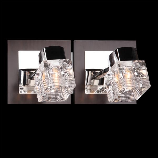 Светильник спот Eurosvet 20140 20140/2 хром/венге