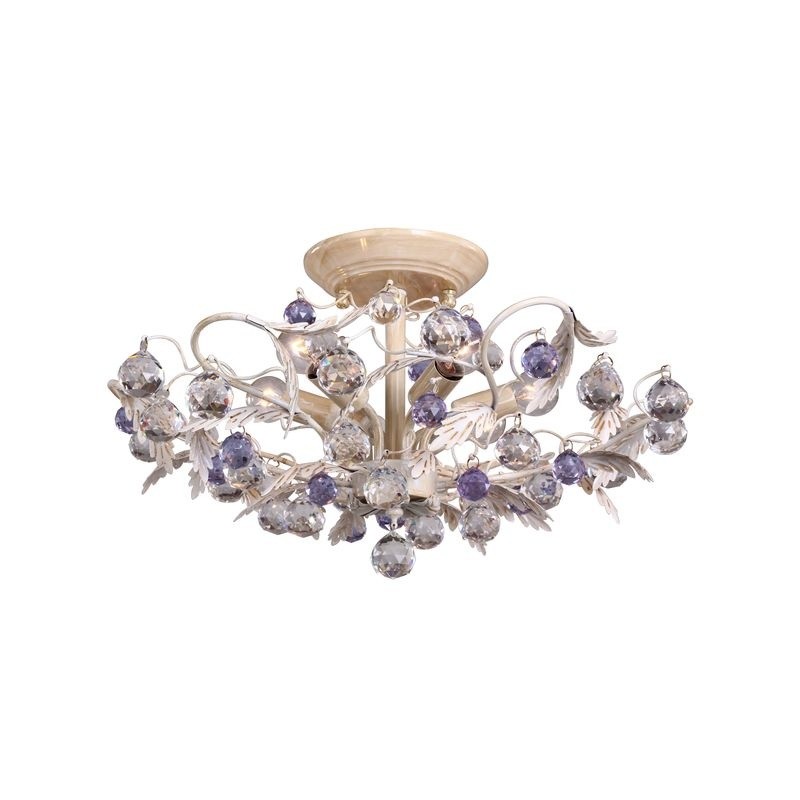 Потолочная люстра ID lamp Irida 242/6PF-Whitepatina