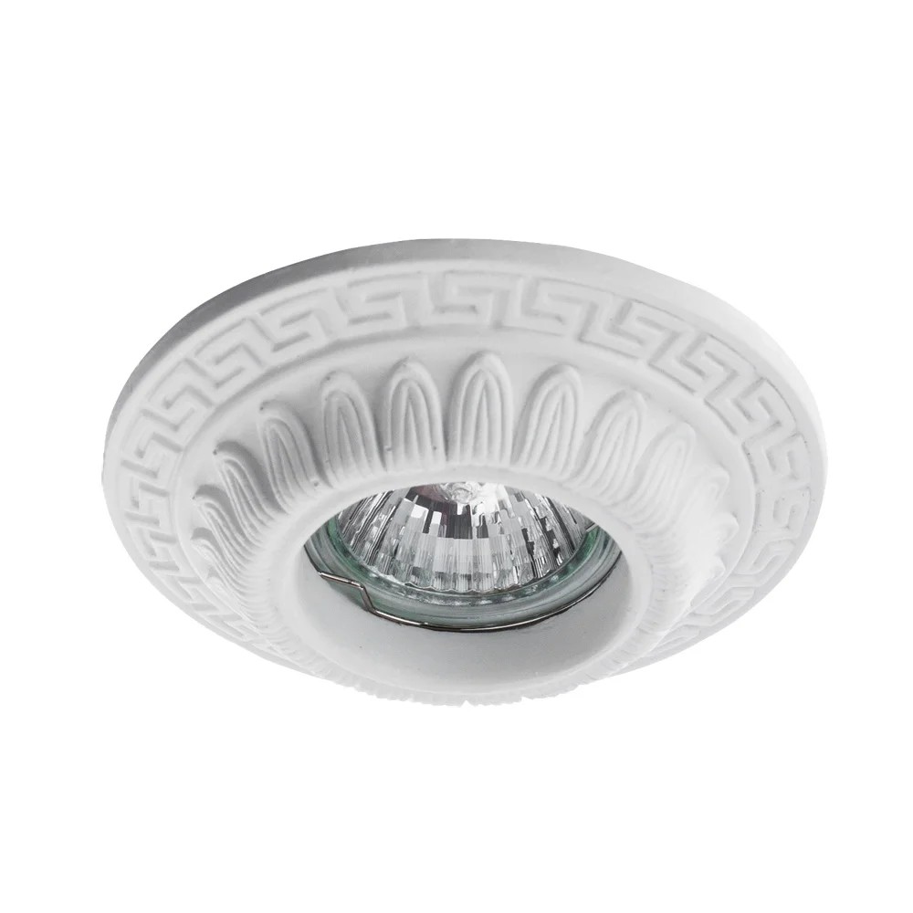 Встраиваемый светильник с узорами Cratere A5073PL-1WH Arte Lamp