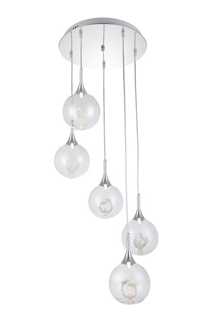 Светильник подвесной Favourite Delphin 1647-5P