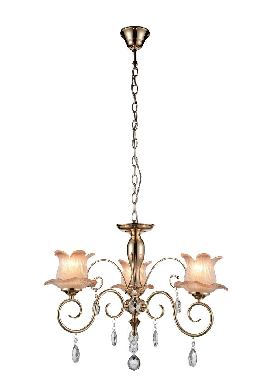 Люстра подвесная с цветочками Lussuoso SL668.203.03 ST Luce