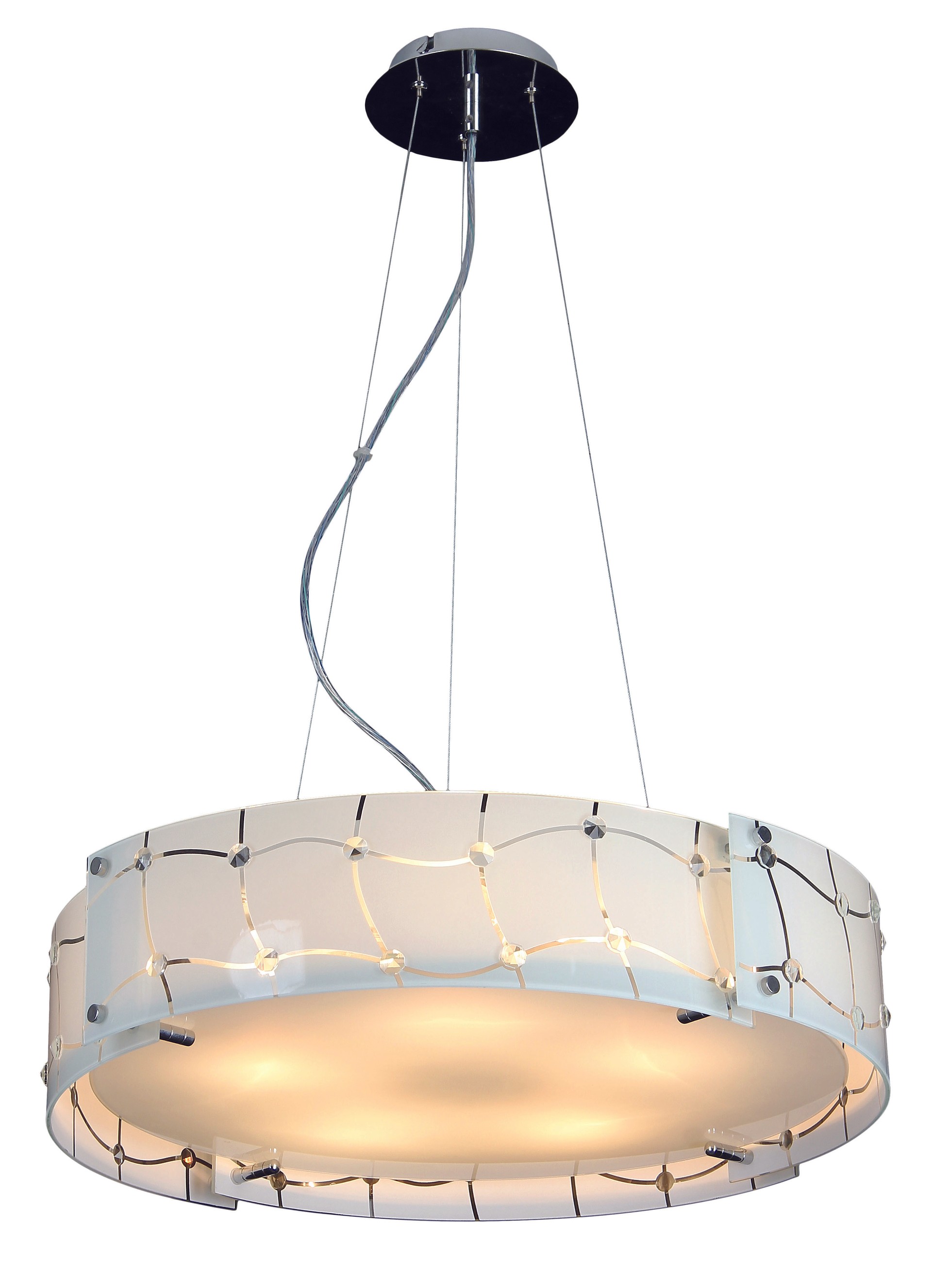 Подвесная люстра Natali Kovaltseva 11150/5P CHROME