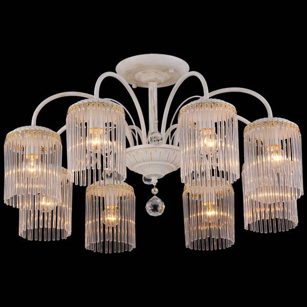 Потолочная люстра Natali Kovaltseva Olbia OLBIA 11397/8C GOLD IVORY