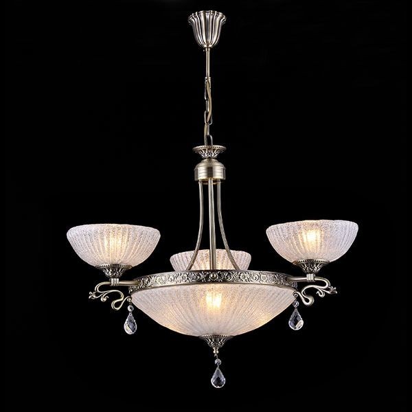 Подвесная люстра Natali Kovaltseva 11300 11300/3+3C ANTIQUE