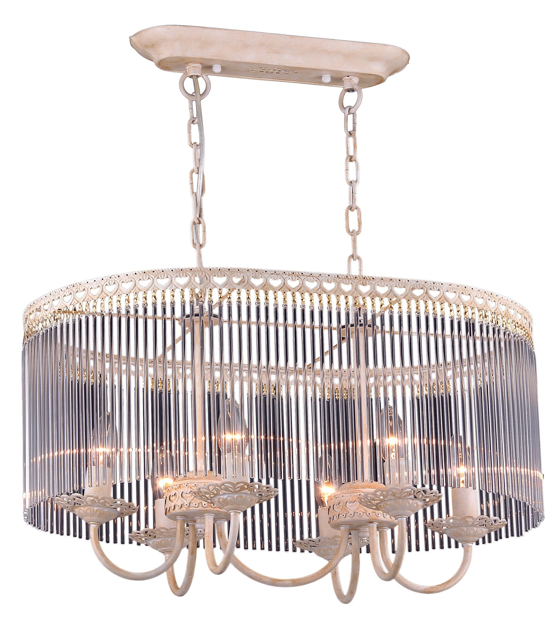 Подвесная люстра Natali Kovaltseva 11301 11301/3+3C IVORY