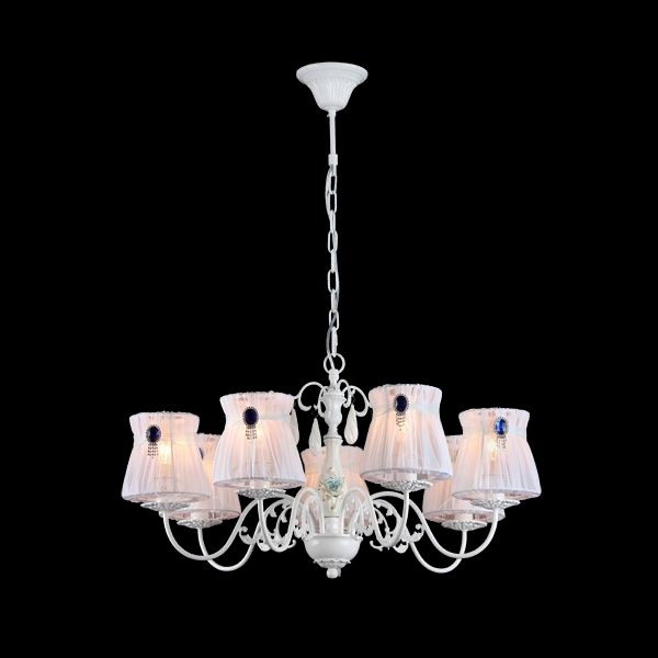 Подвесная люстра Natali Kovaltseva Natali 10425/7C WHITE GOLD