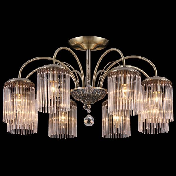 Люстра на штанге Natali Kovaltseva OLBIA OLBIA 11397/8C ANTIQUE