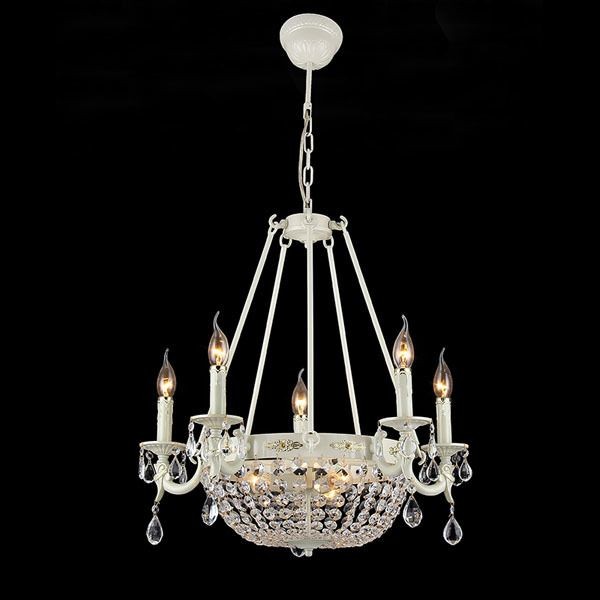 Подвесная люстра Natali Kovaltseva 10848/5+3C GOLD IVORY