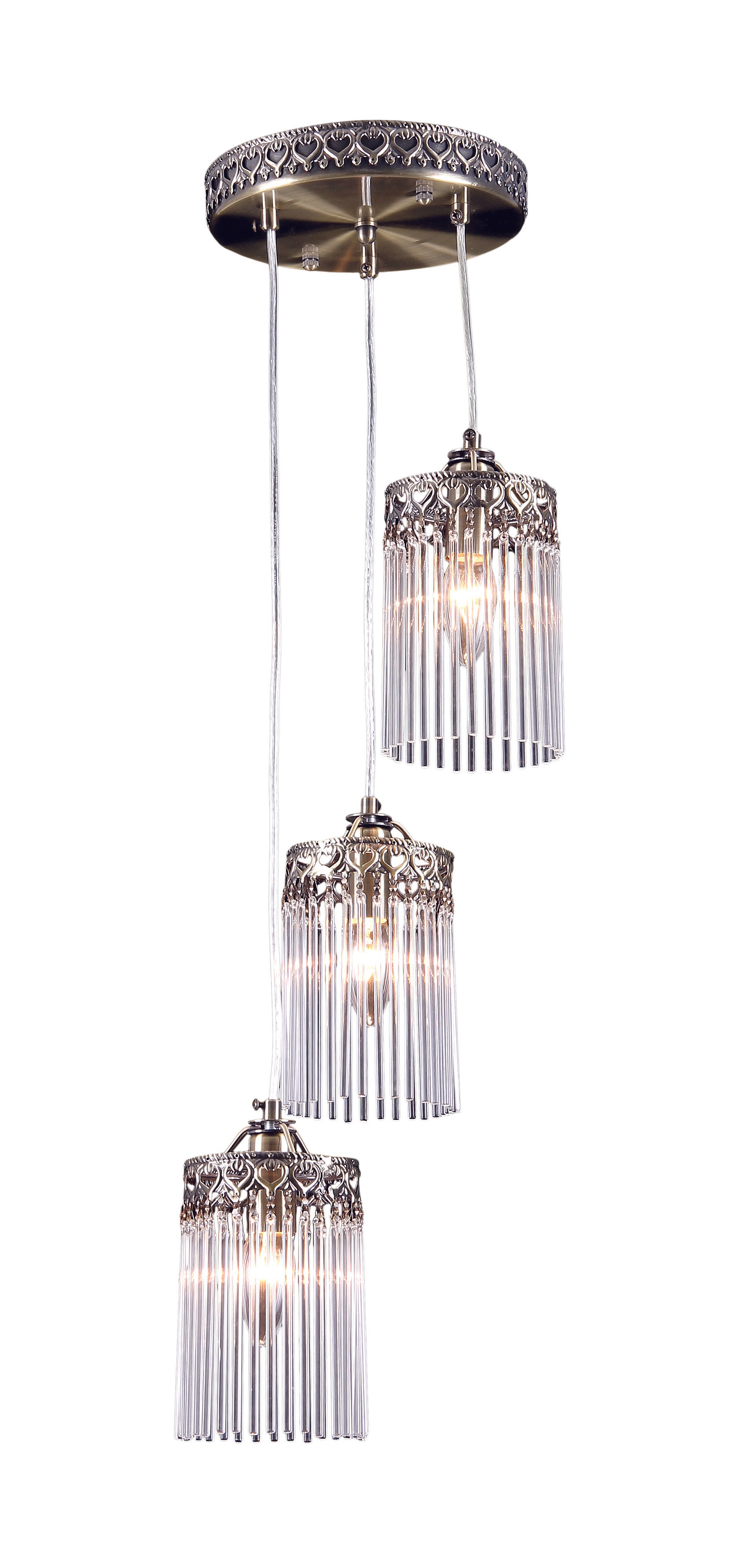 Светильник подвесной Natali Kovaltseva 11301B 11301B/3P ANTIQUE