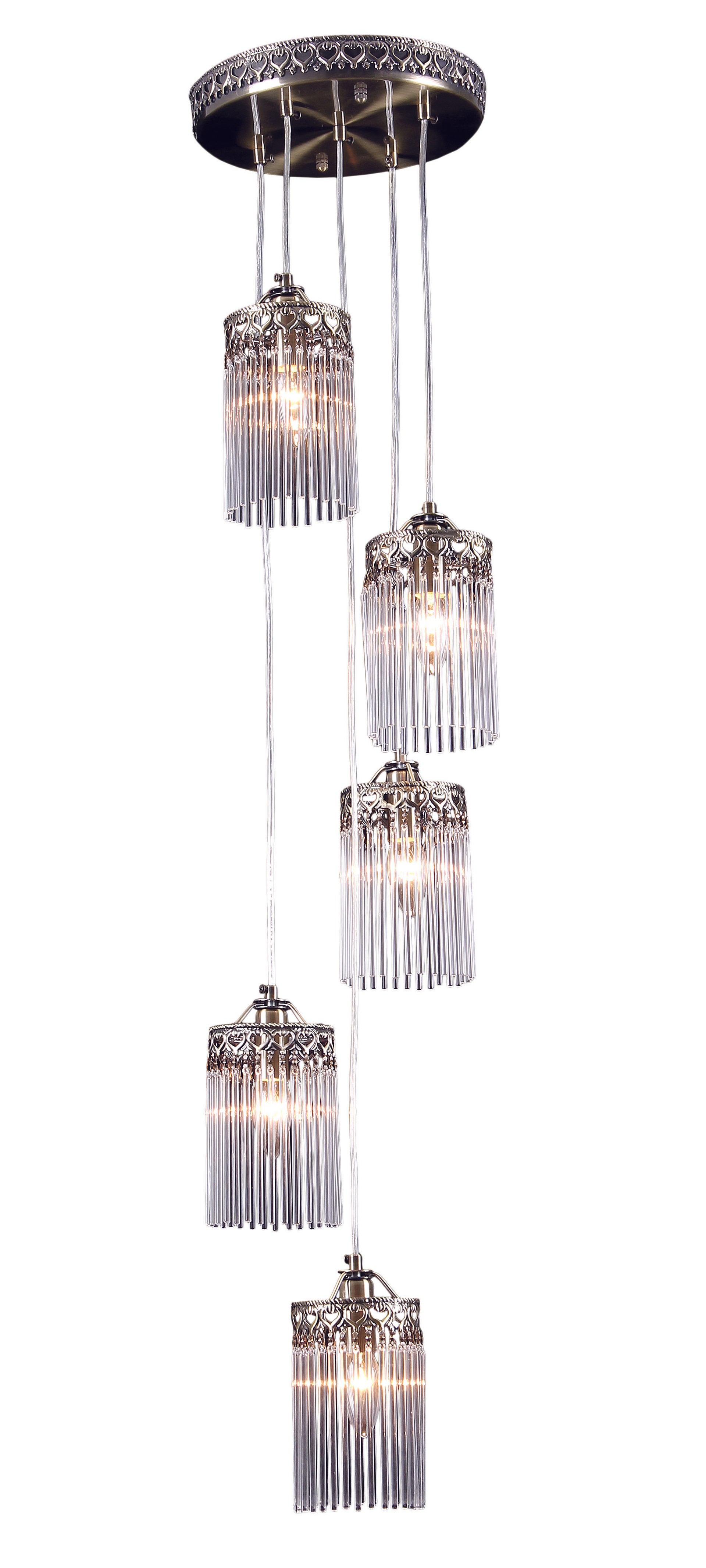 Светильник подвесной Natali Kovaltseva 11301B 11301B/5P ANTIQUE