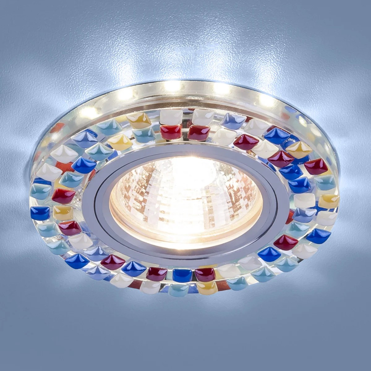 Встраиваемый светильник Elektrostandard 2195 2195 MR16 SL/MLT зеркальный/мульти