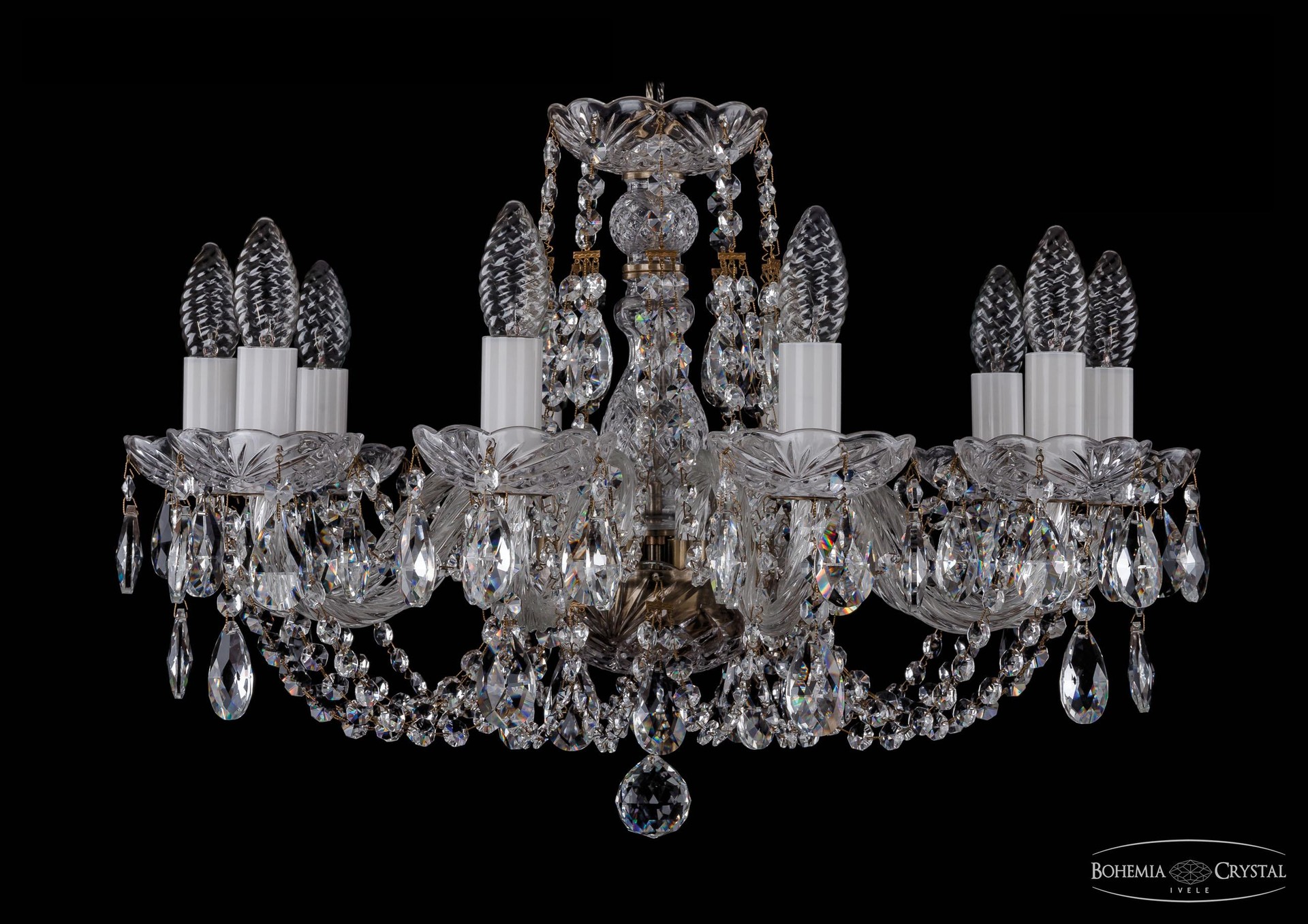 Подвесная хрустальная люстра 1406 Bohemia 1406/10/195 Pa