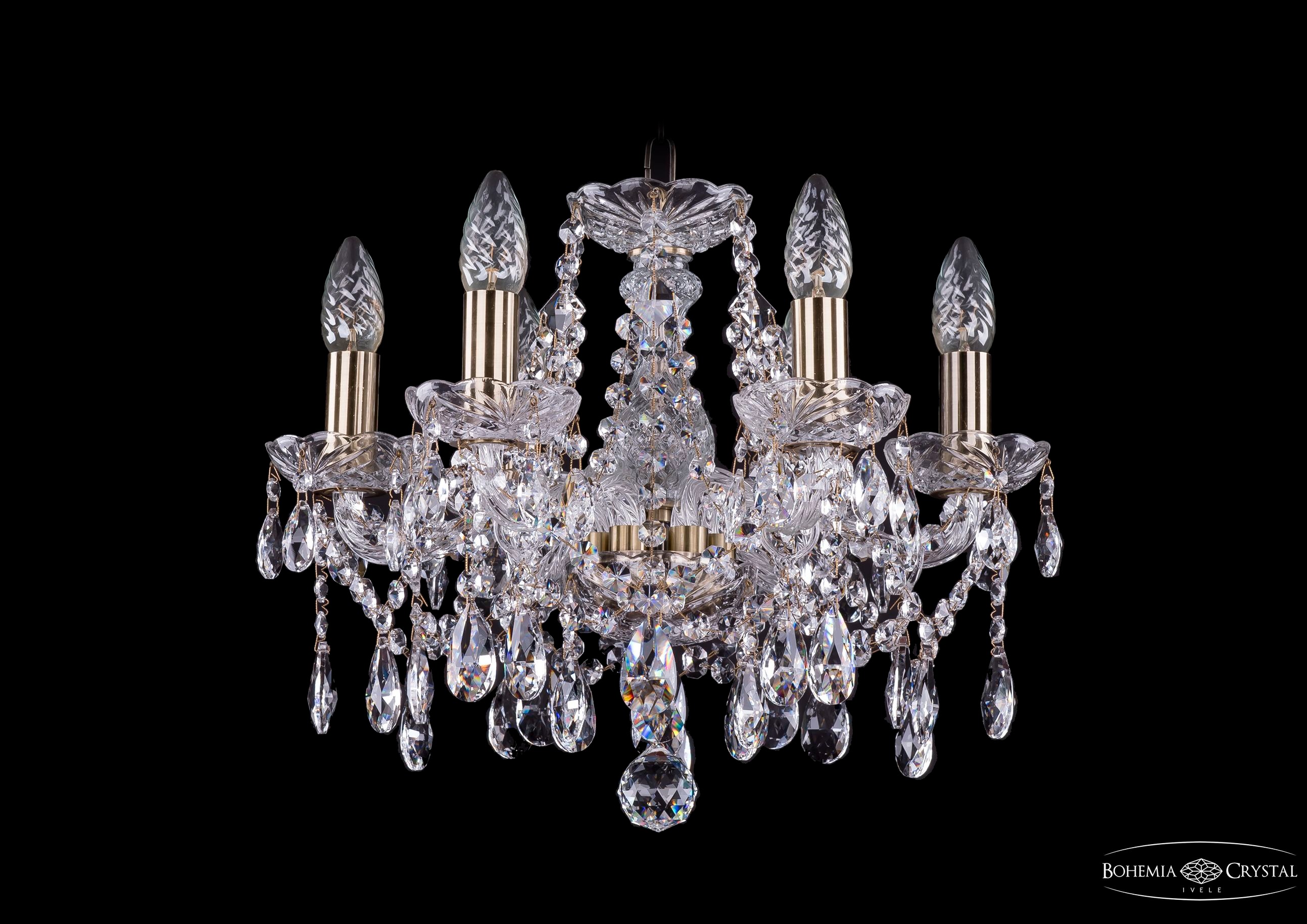 Подвесная хрустальная люстра 1413 Bohemia 1413/6/141 Pa