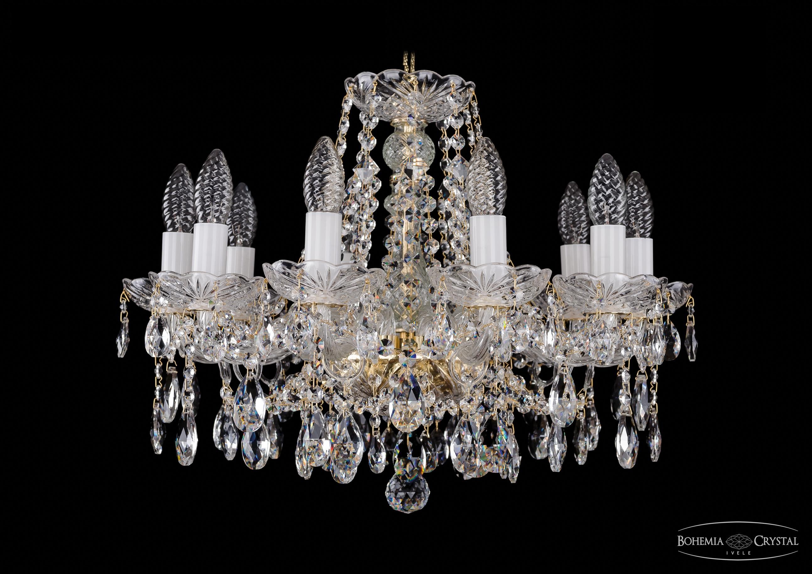 Подвесная хрустальная люстра 1413 Bohemia 1413/10/165 G