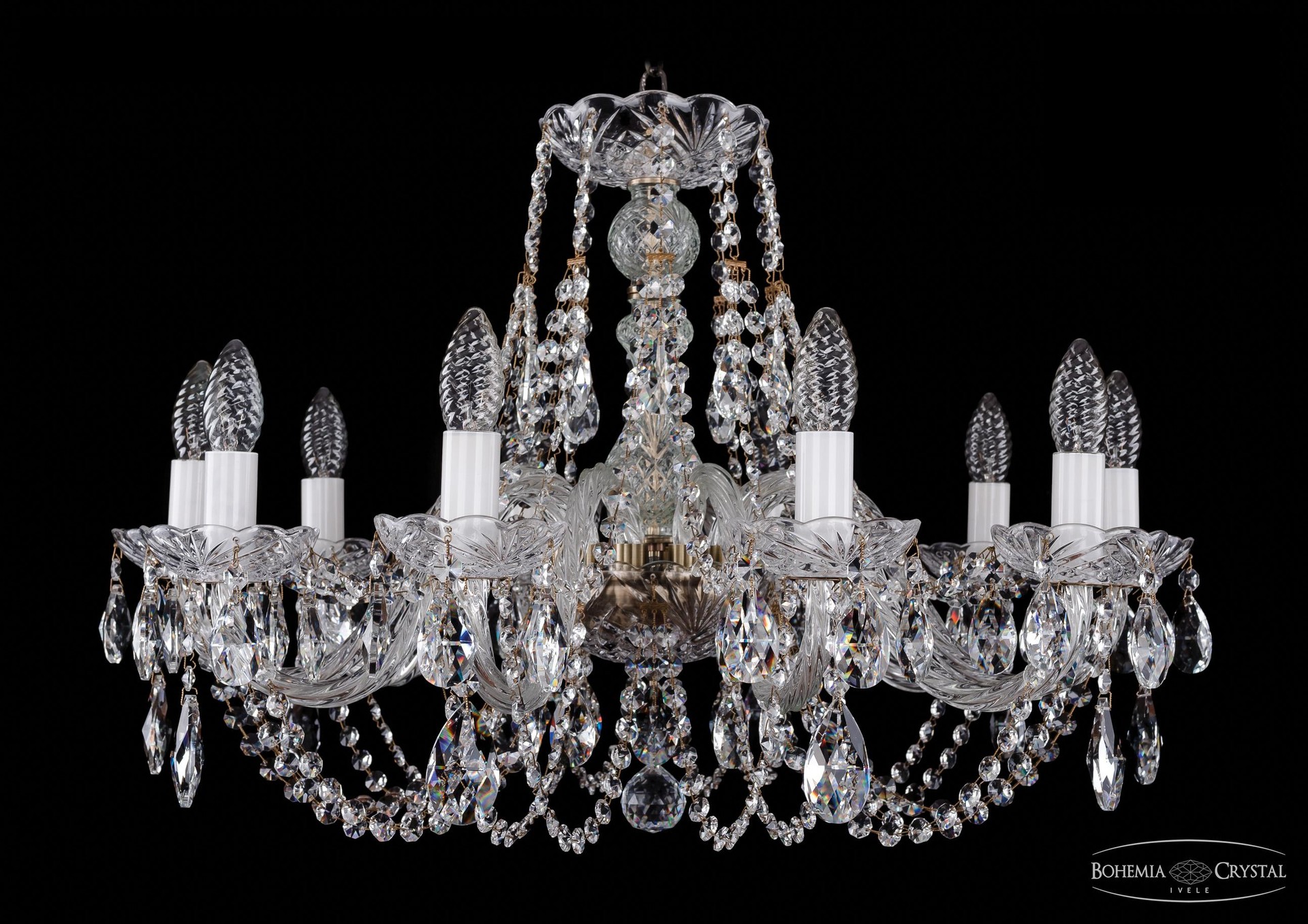 Подвесная хрустальная люстра 1406 Bohemia 1406/10/240 Pa