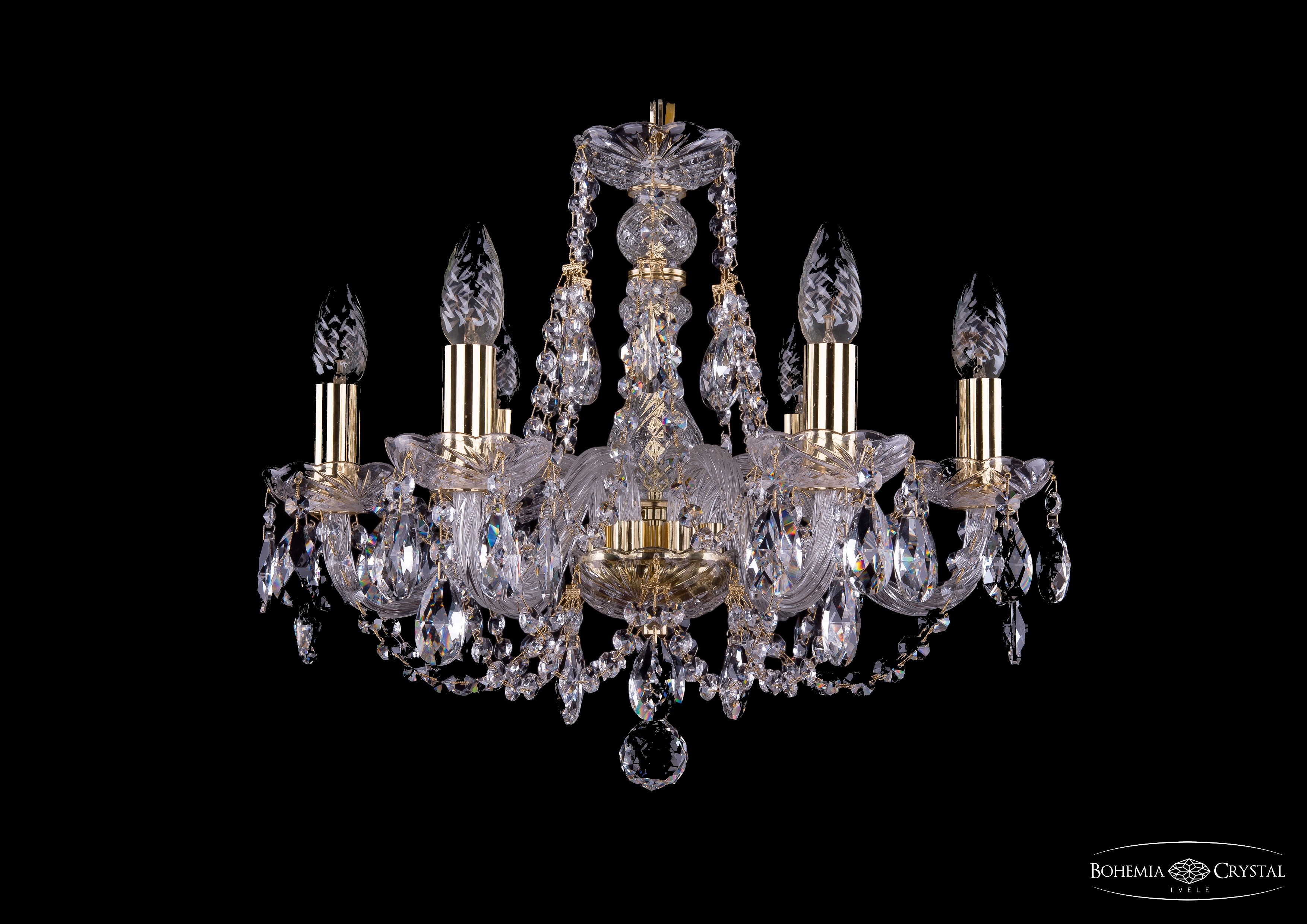 Подвесная хрустальная люстра 1406 Bohemia 1406/6/195 G