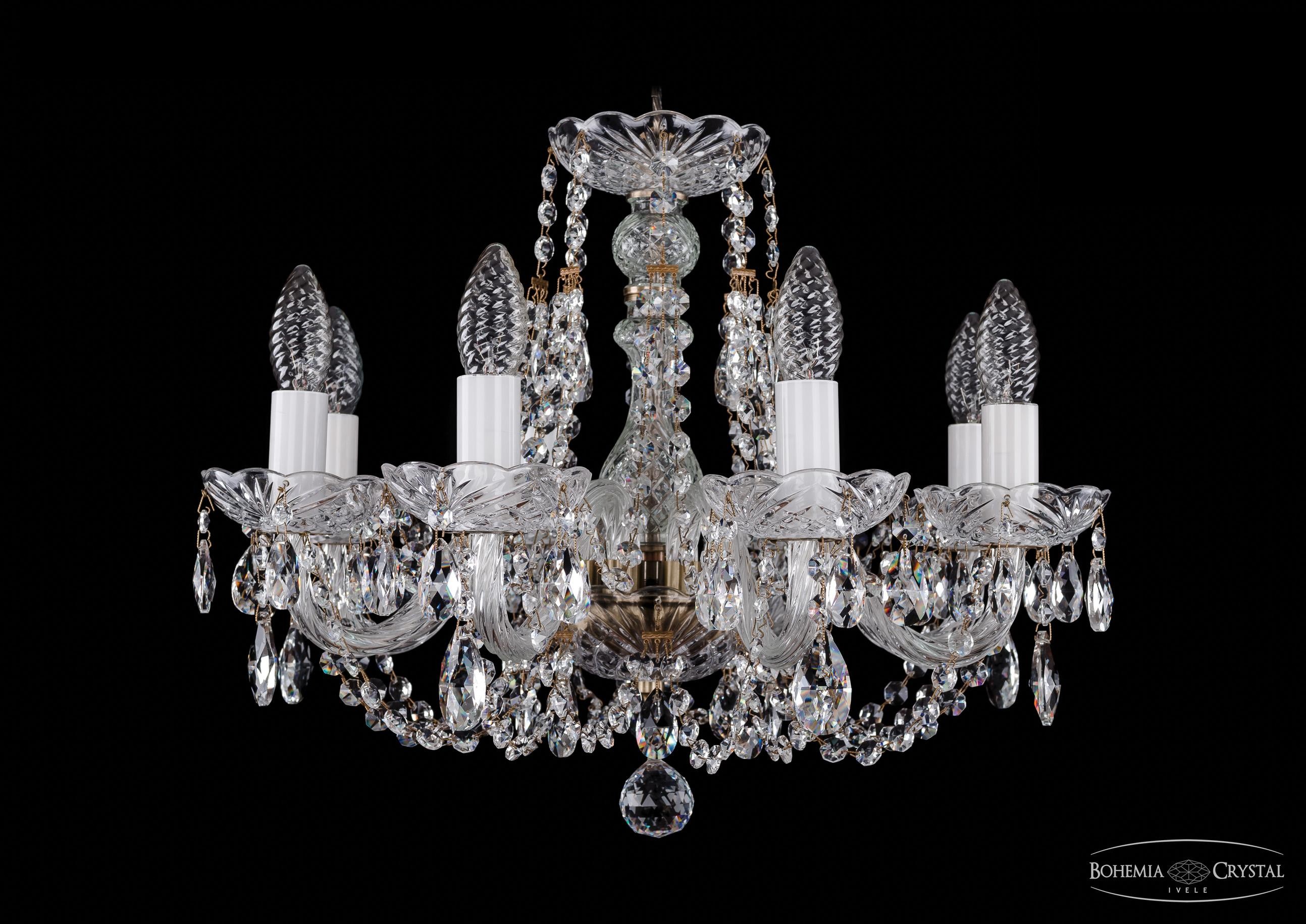 Подвесная хрустальная люстра 1406 Bohemia 1406/8/160 Pa