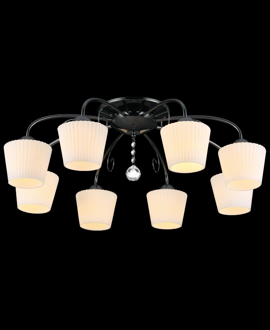 Потолочная люстра Natali Kovaltseva 11437/8С DARK CHROME