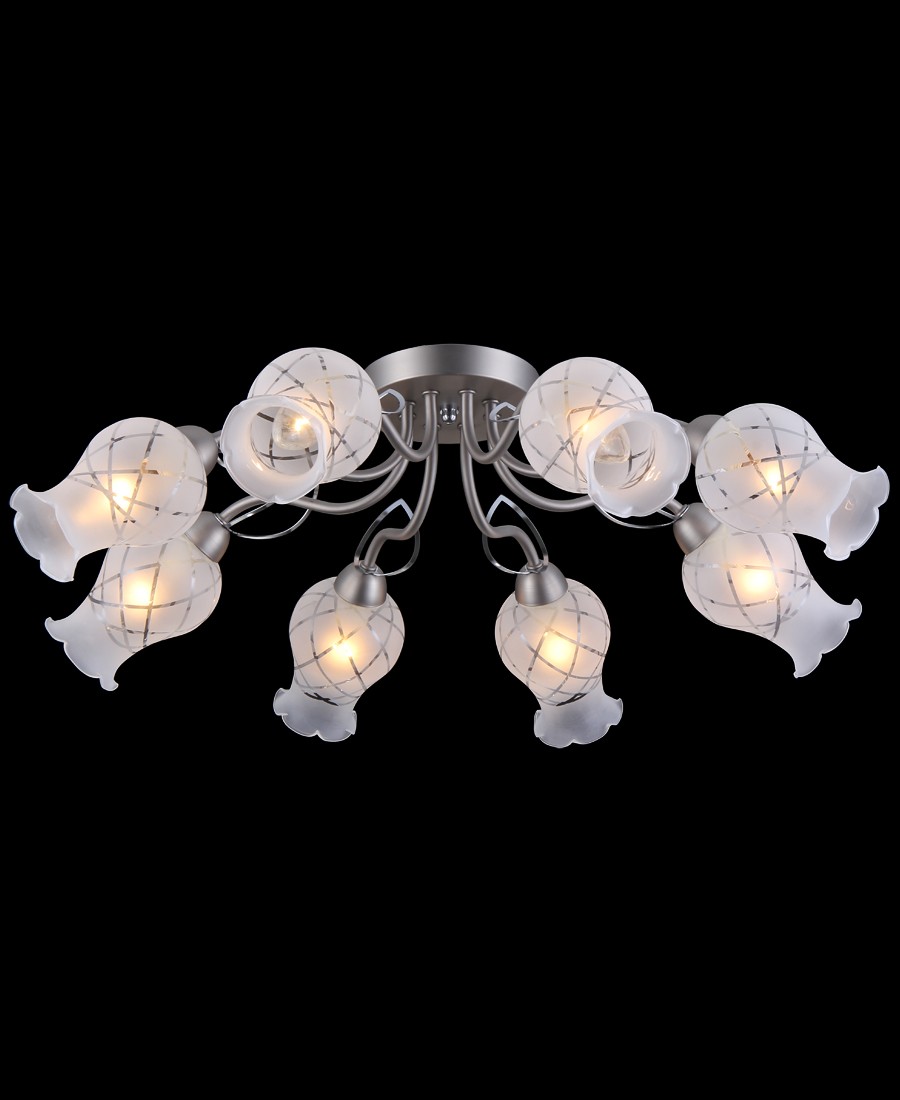 Потолочная люстра Natali Kovaltseva 11440/8C NICKEL, CHROME