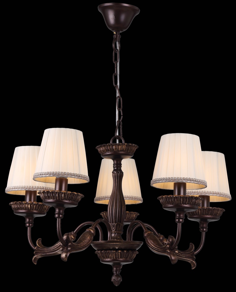 Подвесная люстра Natali Kovaltseva RENAISSANCE RENAISSANCE 11381/5C BROWNCOPPERGLD