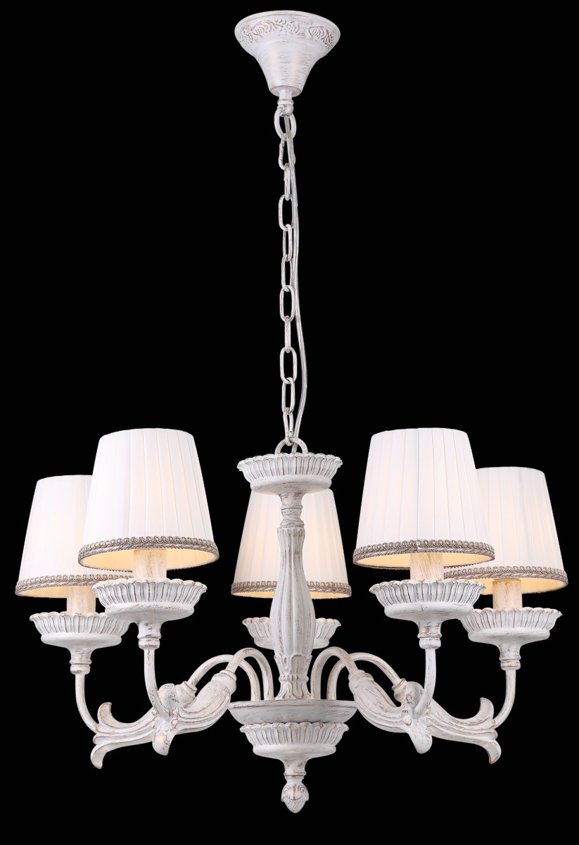 Подвесная люстра Natali Kovaltseva RENAISSANCE RENAISSANCE 11381/5C WHITE GOLD