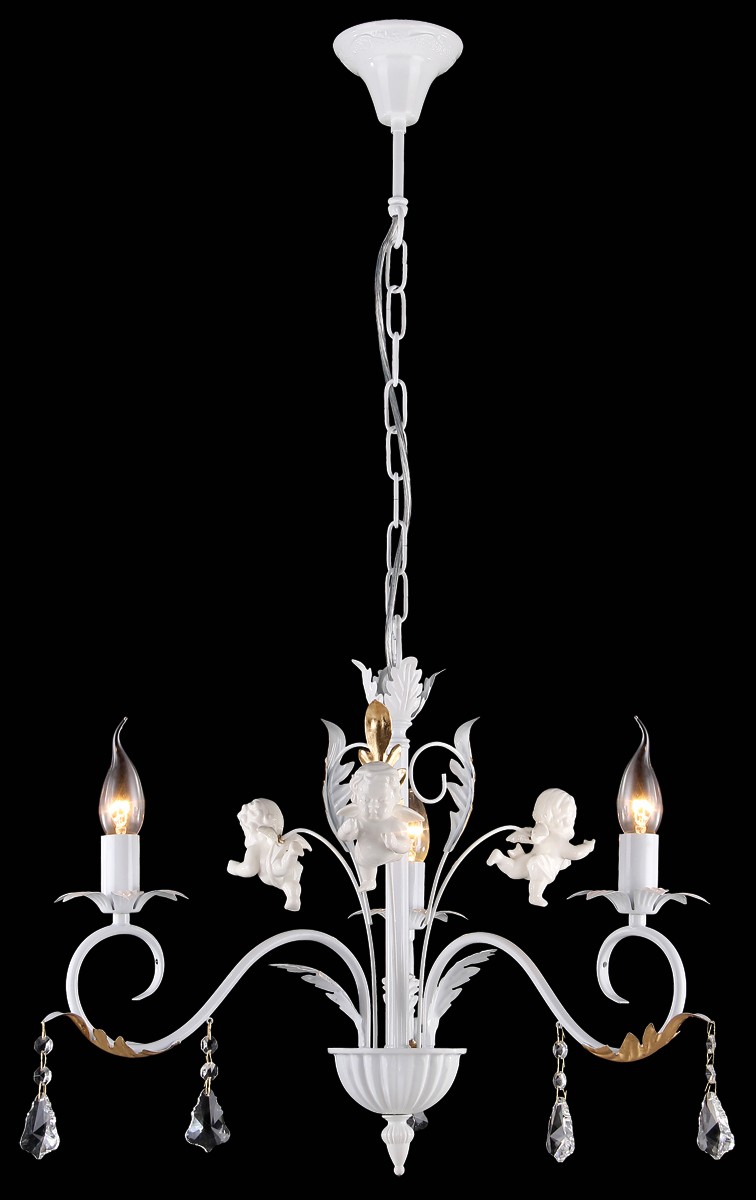 Подвесная люстра Natali Kovaltseva JENNIFER JENNIFER II 11372/3C IVORY GOLD,CER