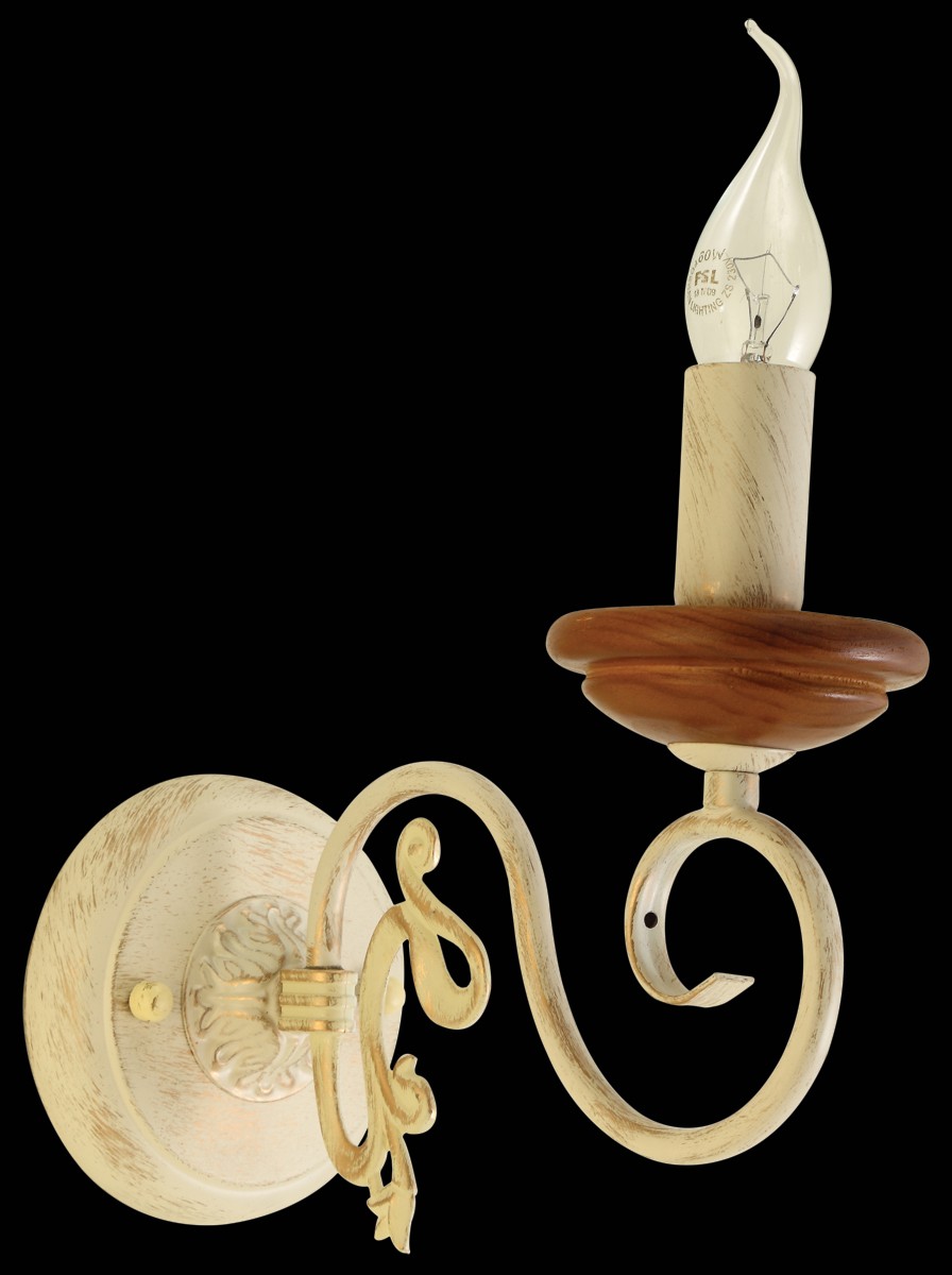 Настенное бра Natali Kovaltseva LUXURY WOOD LUXURY WOOD 11357/1W WHITE OAK,WALN