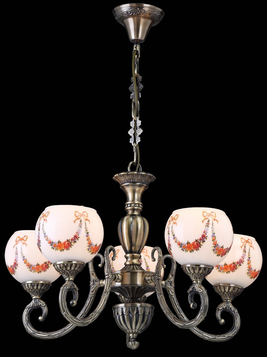 Подвесная люстра Natali Kovaltseva PASSION PASSION 11359/5C ALUMINUM