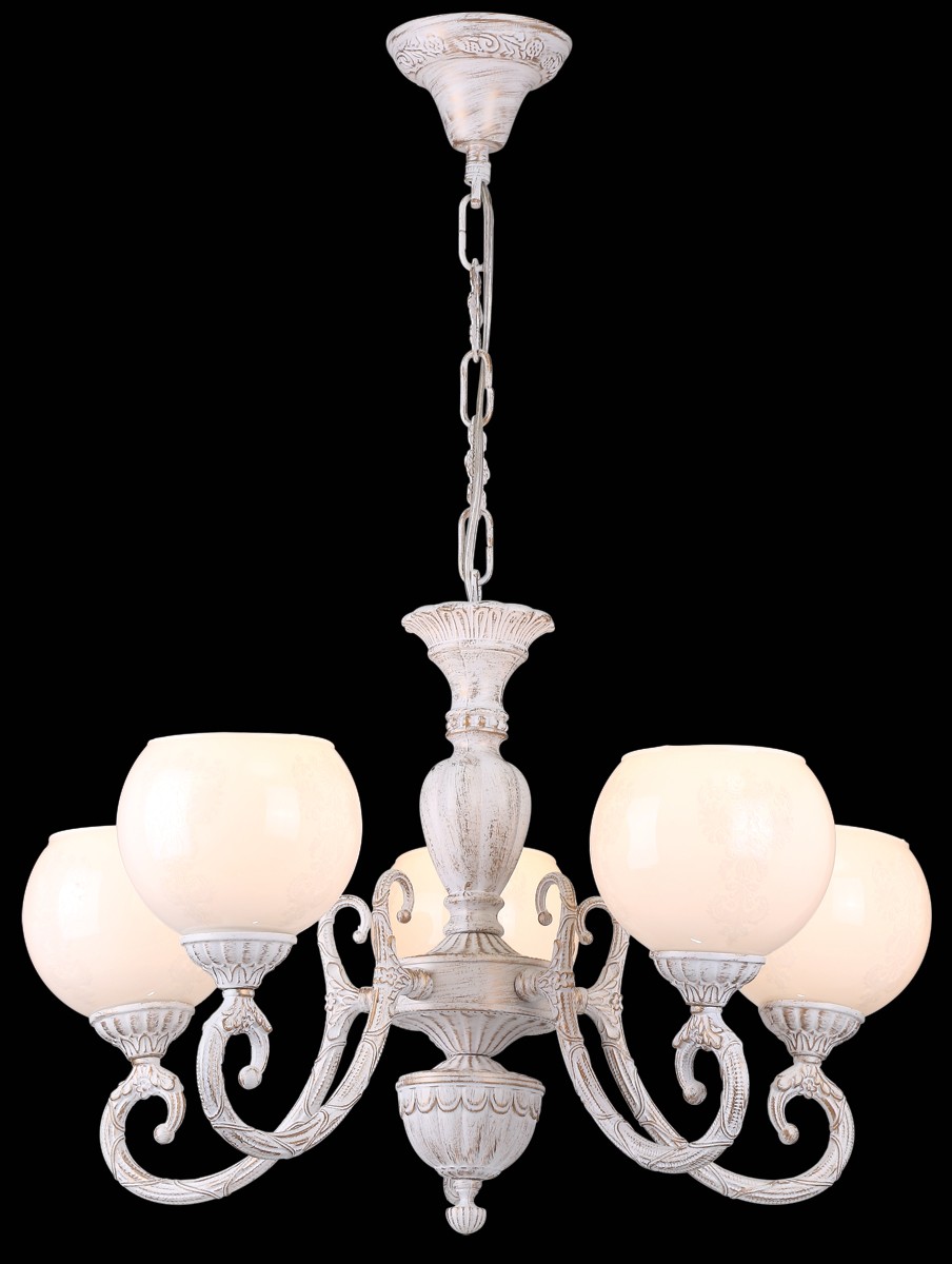 Подвесная люстра Natali Kovaltseva PASSION PASSION 11360/5С WHITE GOLD