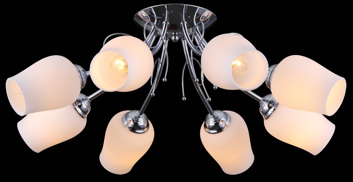 Потолочная люстра Natali Kovaltseva 11409/8С CHROME
