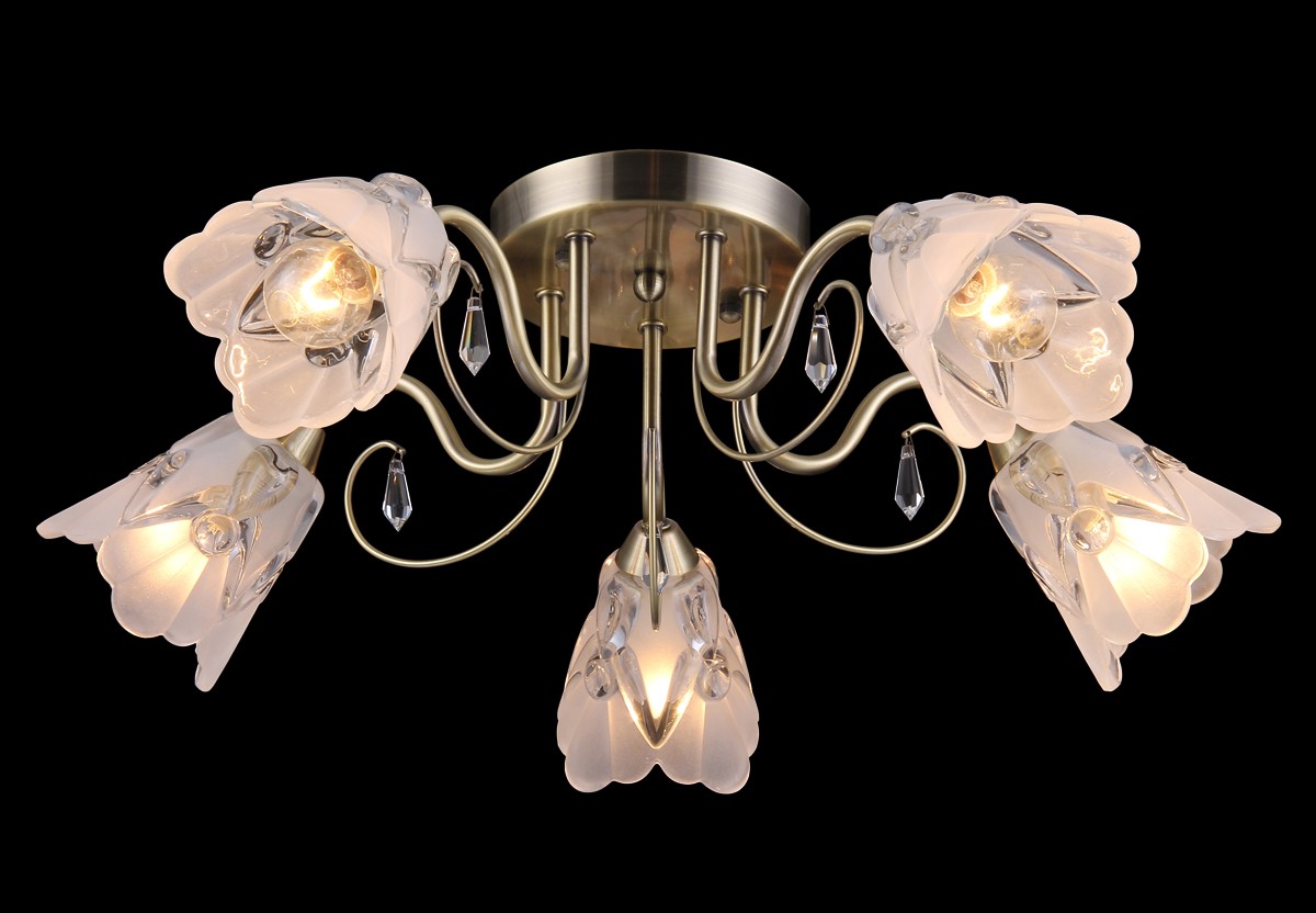 Потолочная люстра Natali Kovaltseva 11431/5С ANTIQUE