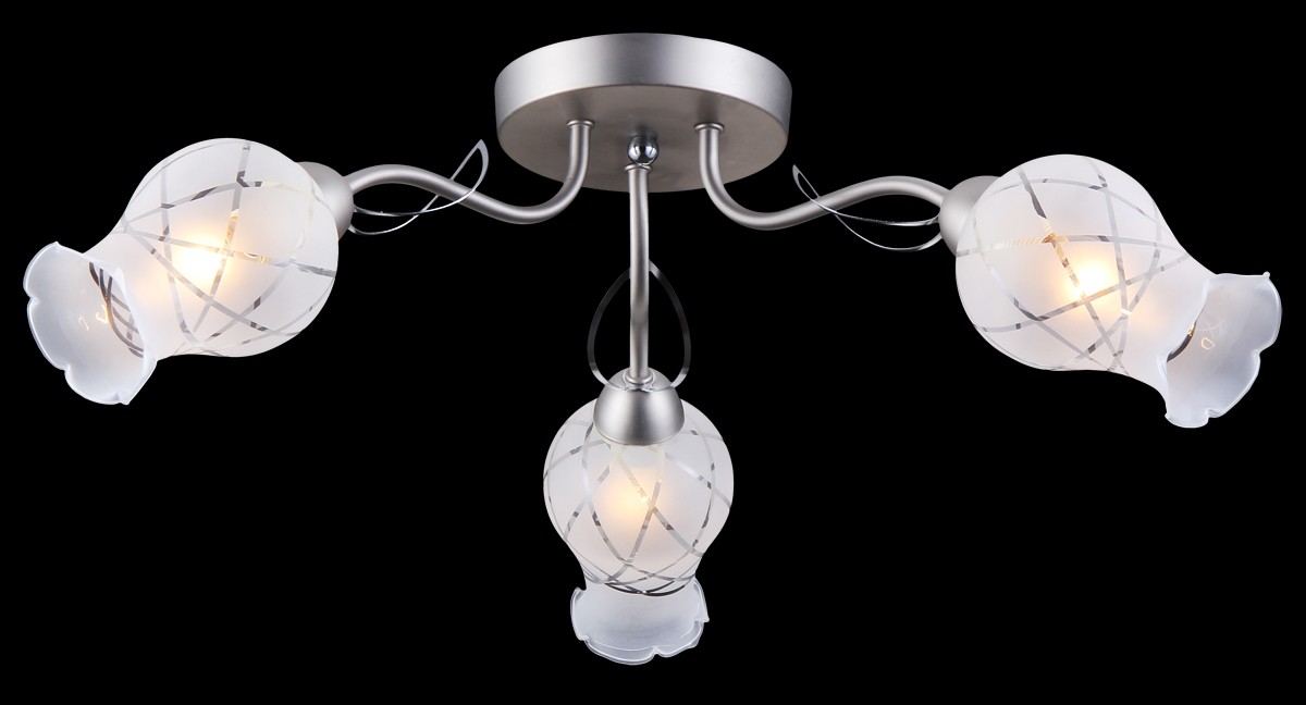 Потолочная люстра Natali Kovaltseva 11440/3C NICKEL, CHROME