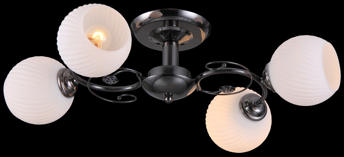 Потолочная люстра Natali Kovaltseva 11488/4 DARK CHROME