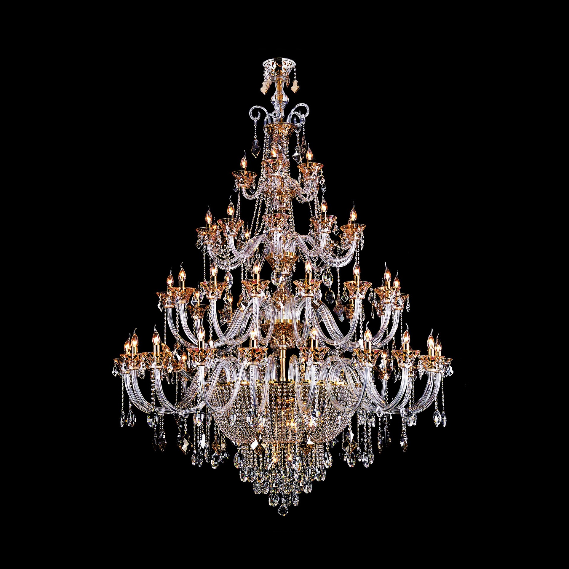 Подвесная хрустальная люстра Tesoro Lightstar 710572P