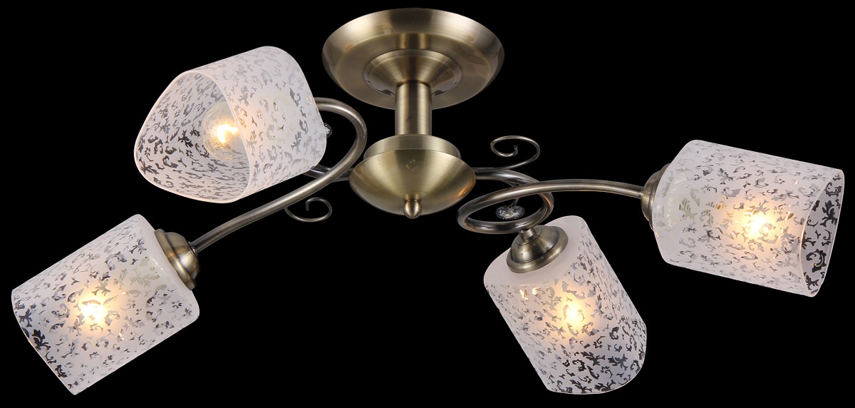 Потолочная люстра Natali Kovaltseva 11484/4C ANTIQUE