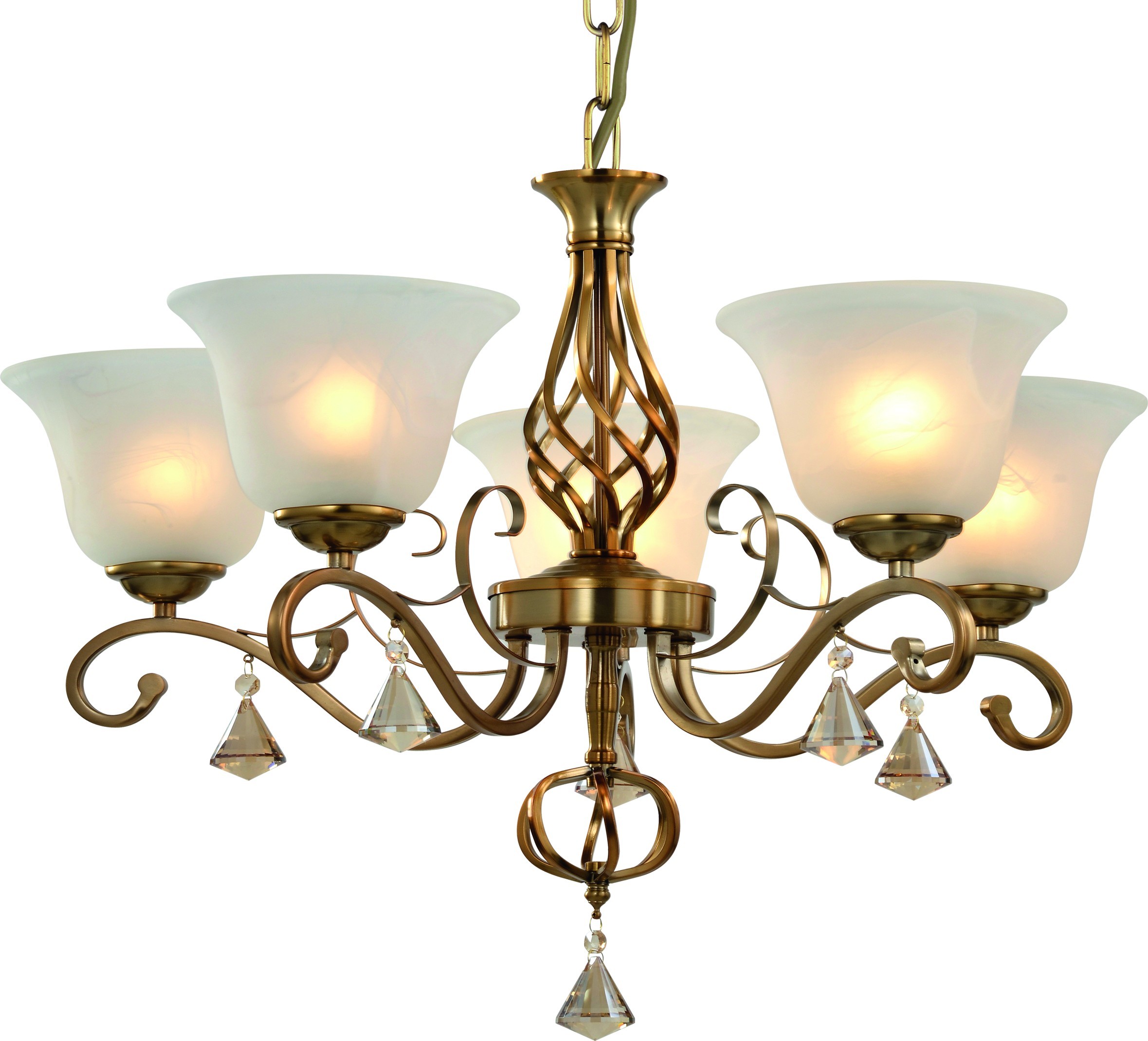 Подвесная люстра Arte Lamp A8391LM-5PB