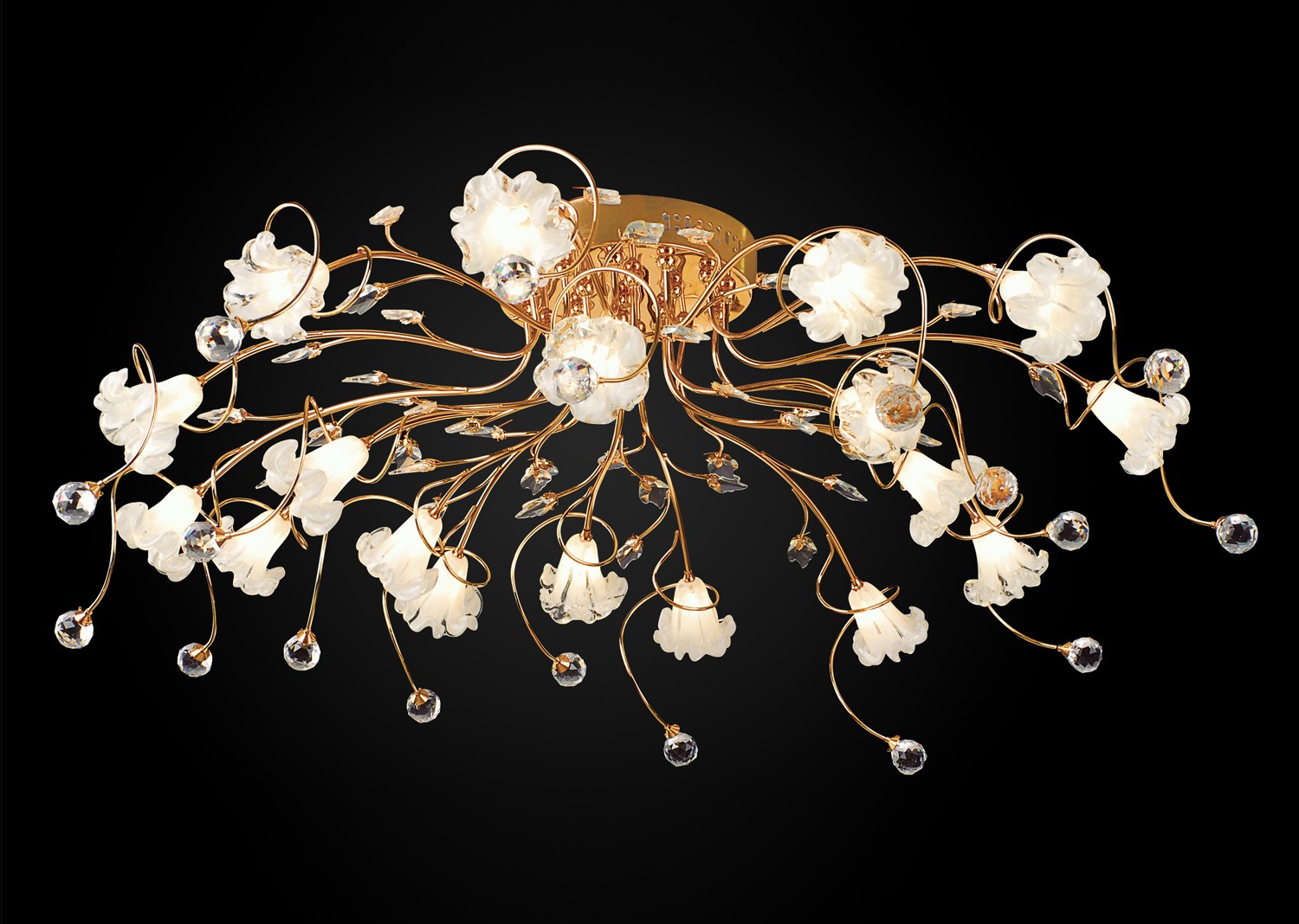 Потолочная люстра Максисвет 1-1918-18-FG Y G4