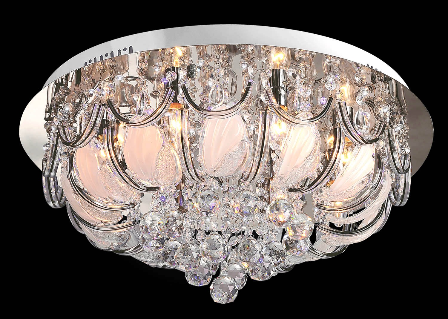 Потолочная люстра Максисвет 1992 1-1992-10-CR-LED-M Y E14