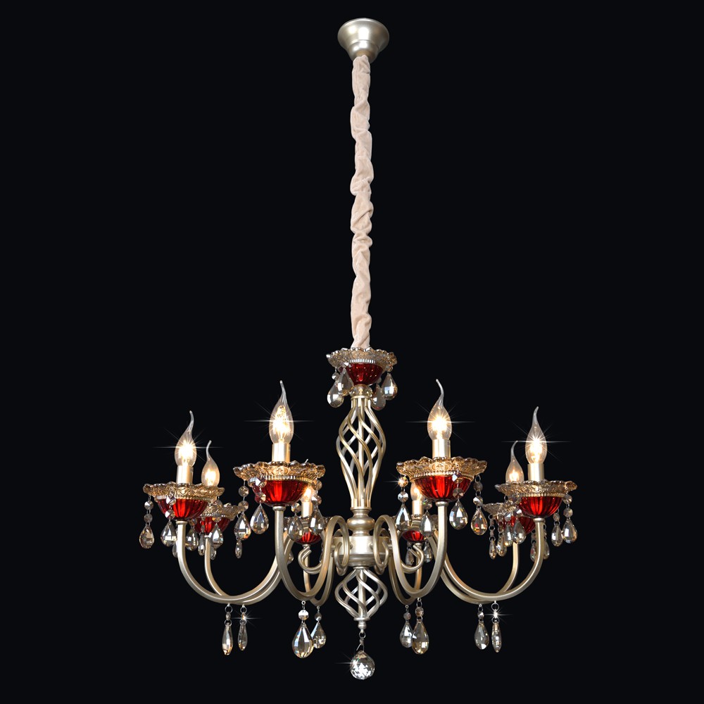 Подвесная люстра Максисвет 2-8005-8-YN+BR E14