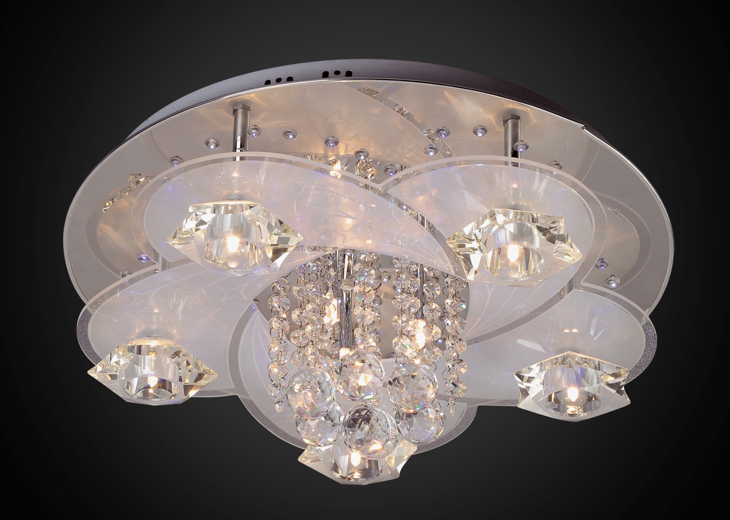 Потолочная люстра Максисвет 1-8981-8-CR-LED Y G4