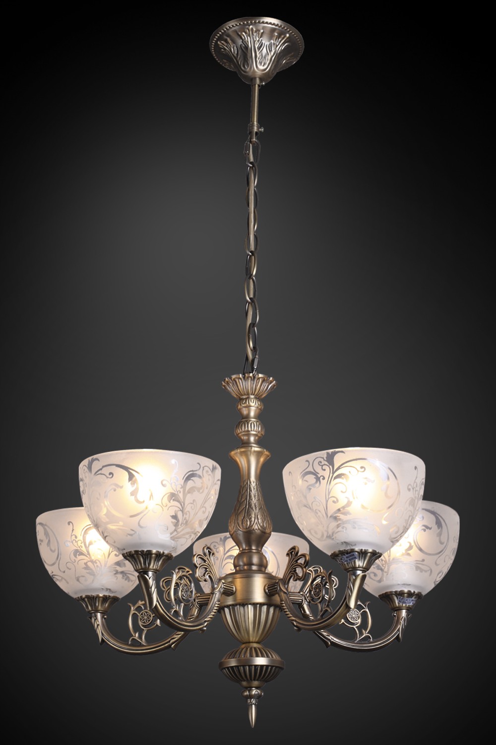 Подвесная люстра Максисвет 2-3088-5-AB E14