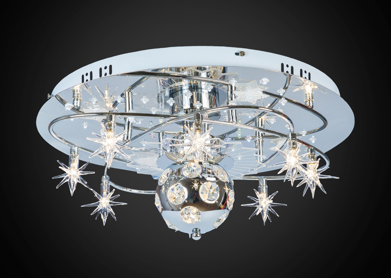 Потолочная люстра Максисвет 1-8202-8+2-CR-LED Y G4