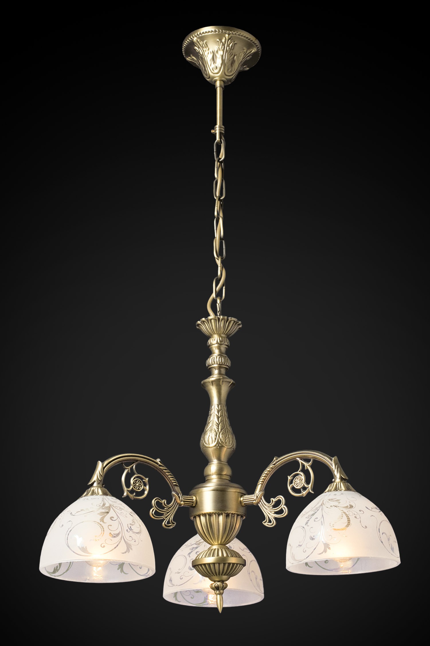 Подвесная люстра Максисвет 2-3088-3-AB E14