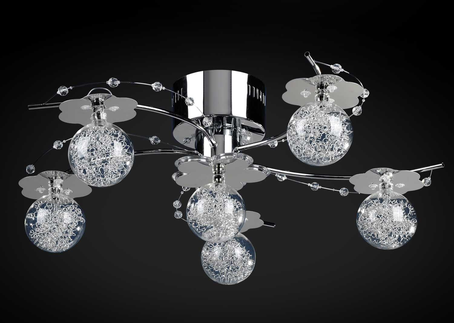 Потолочная люстра Максисвет 8113 1-8113-6-CR-LED Y G4