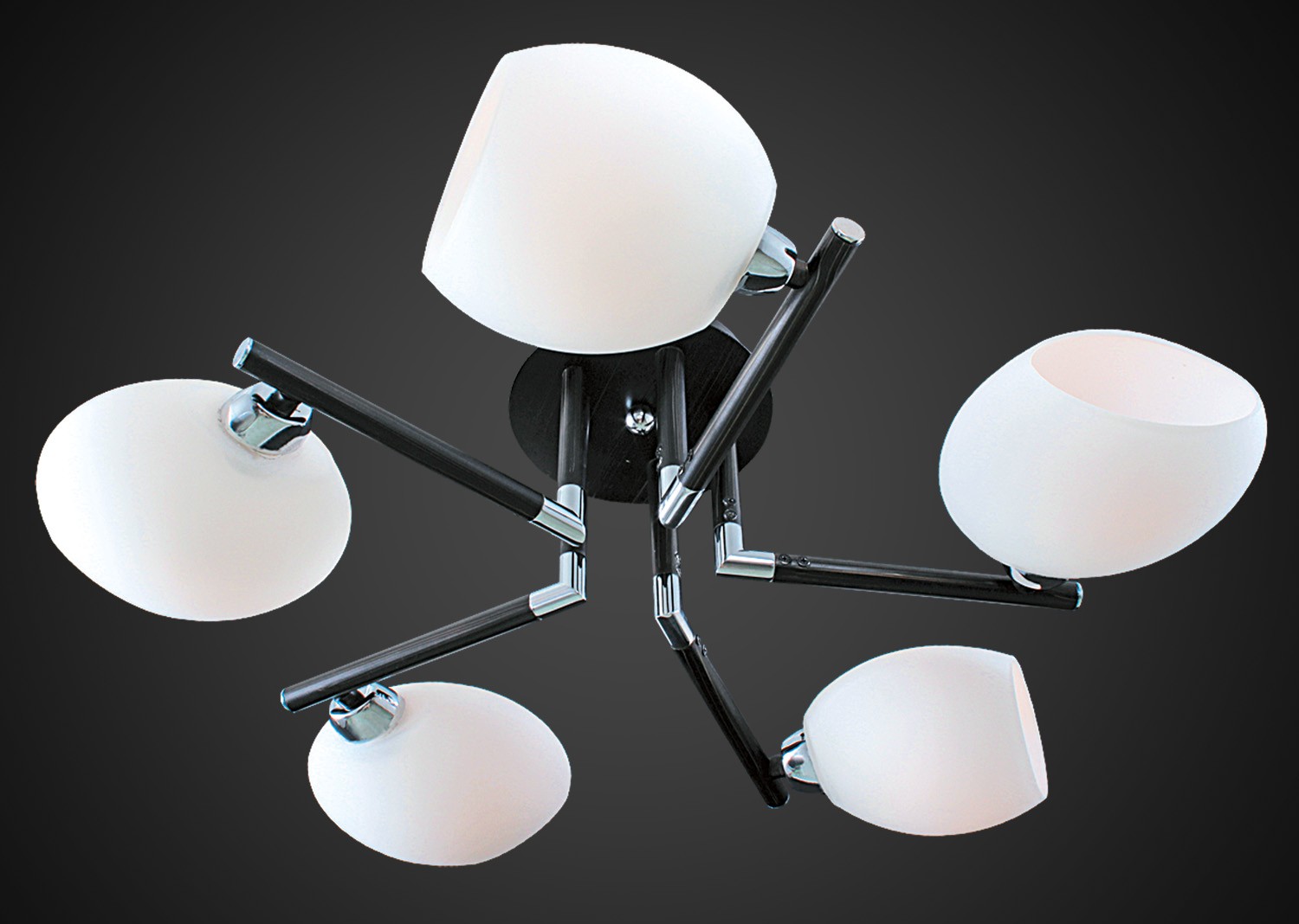 Потолочная люстра Максисвет 5114 1-5114-5-CR+DWE E14