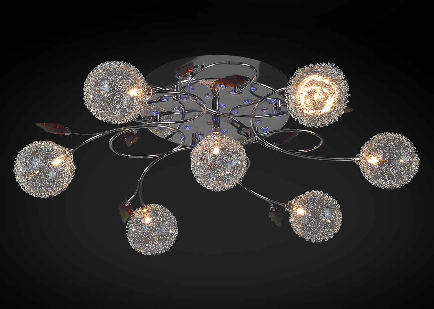 Потолочная люстра Максисвет 1-8331-6+1-CR-LED Y G4