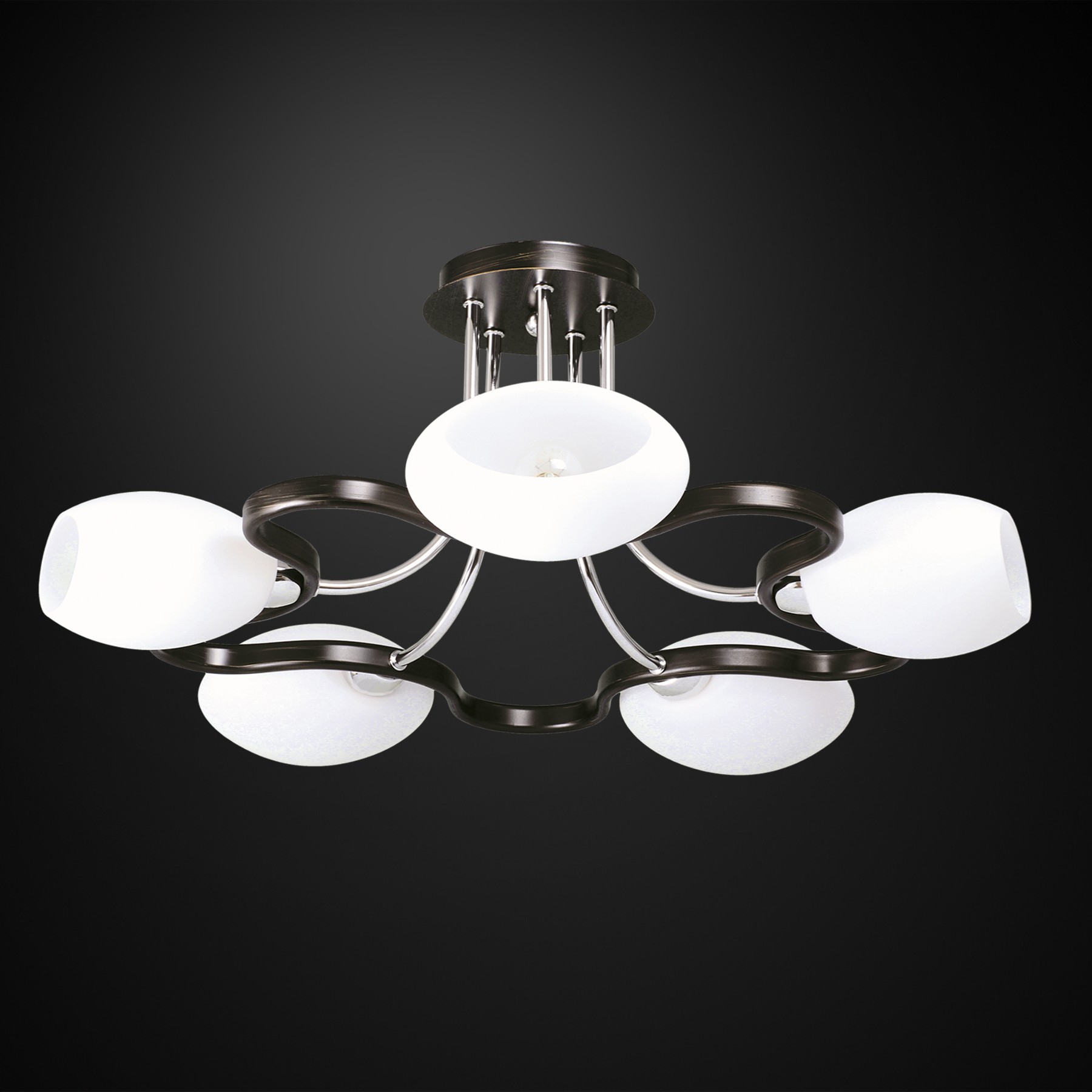 Потолочная люстра Максисвет 2691 1-2691-5-CR+DWE E14