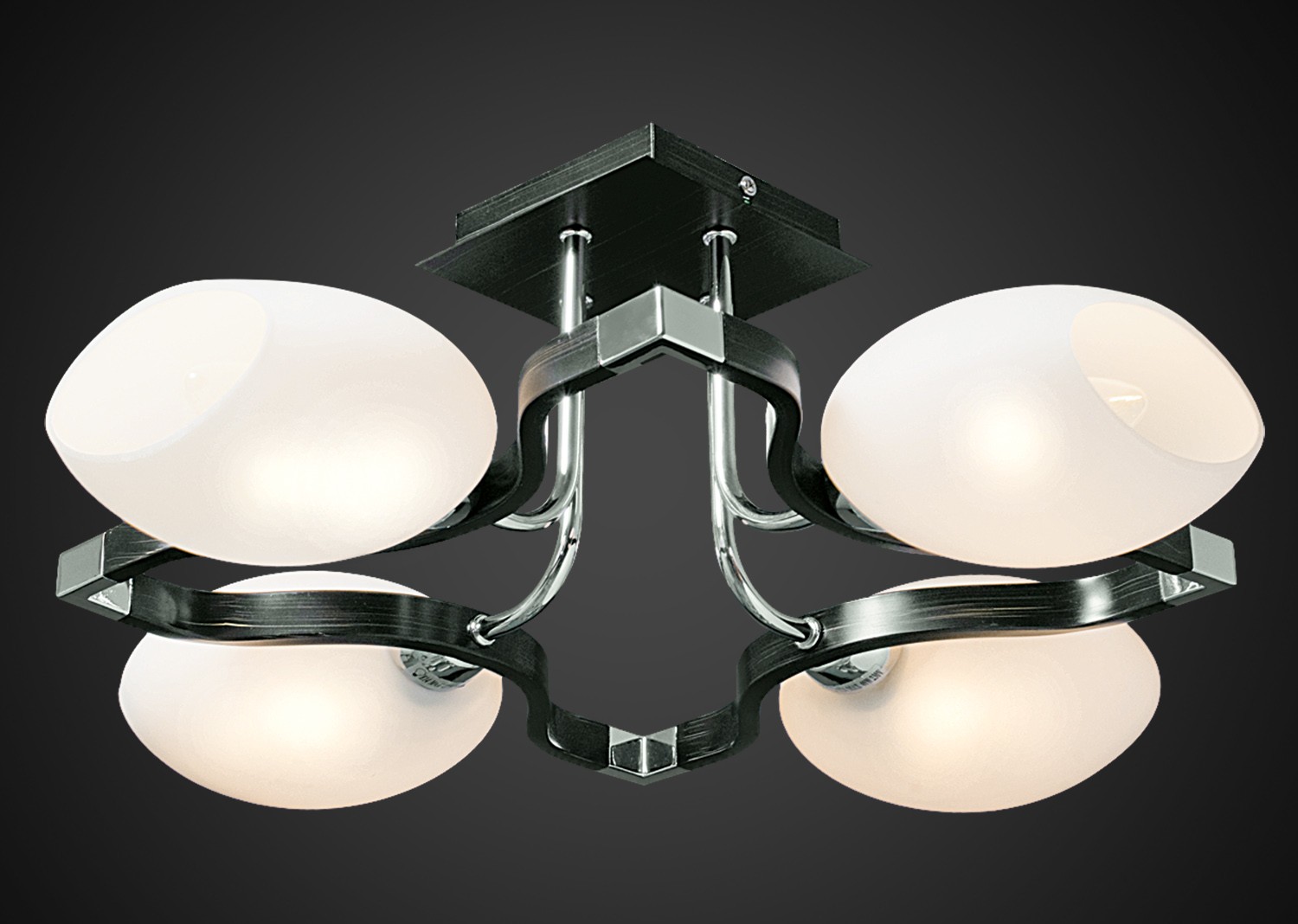 Потолочная люстра Максисвет 2108 1-2108-4-CR+DWE E14