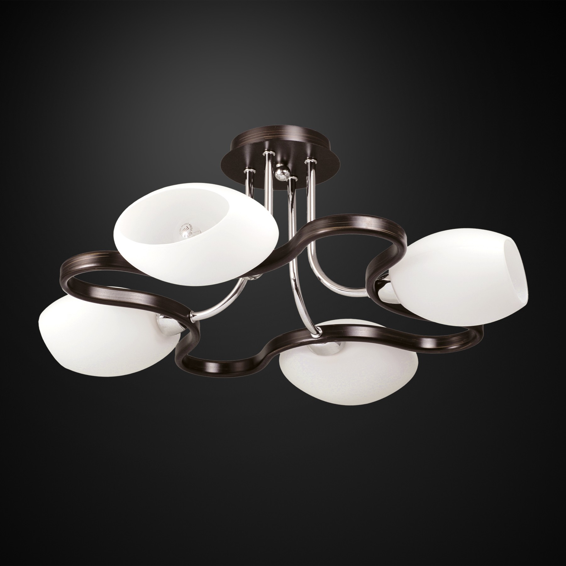 Потолочная люстра Максисвет 2691 1-2691-4-CR+DWE E14